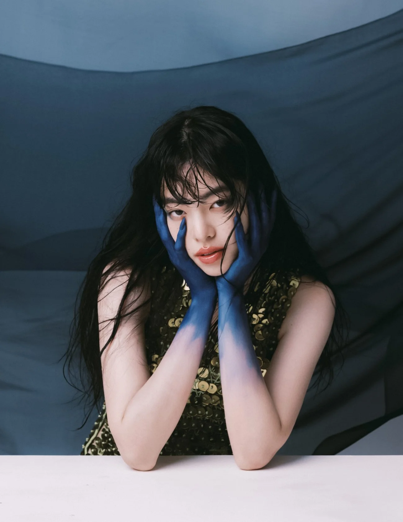 Lu Xia by Zhang Ahuel for Vogue Singapore Story 'Into the Deep